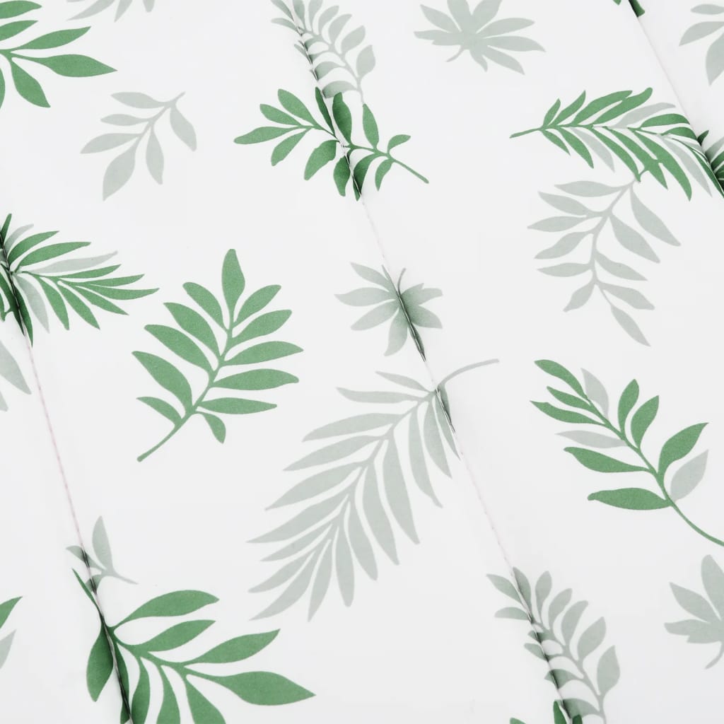 Liege-Kissen Blatt Blattmuster 200 x 70 x 3 cm Oxford-Stoff