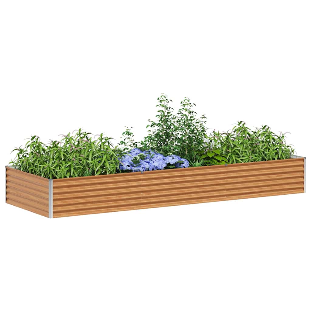Garten-Hochbeet 100 x 50 x 36 cm Cortenstahl