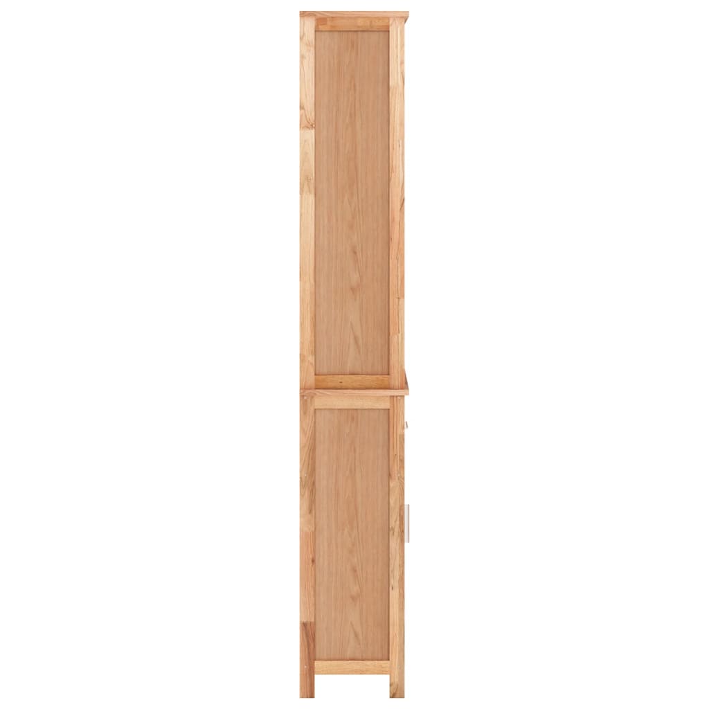 Badschrank 42x29x82 cm Massivholz Nussbaum