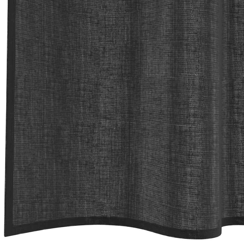 Voile Vorhänge mit Ösen 2 Stk. Apfelgrün 140x140 cm