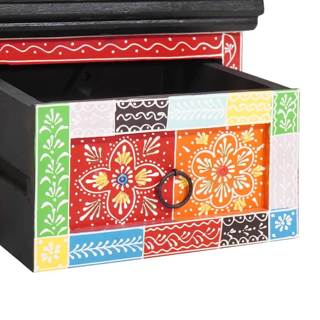 TV-Schränk Mehrfarbig 100 x 30 x 24 cm Massivholz Mango