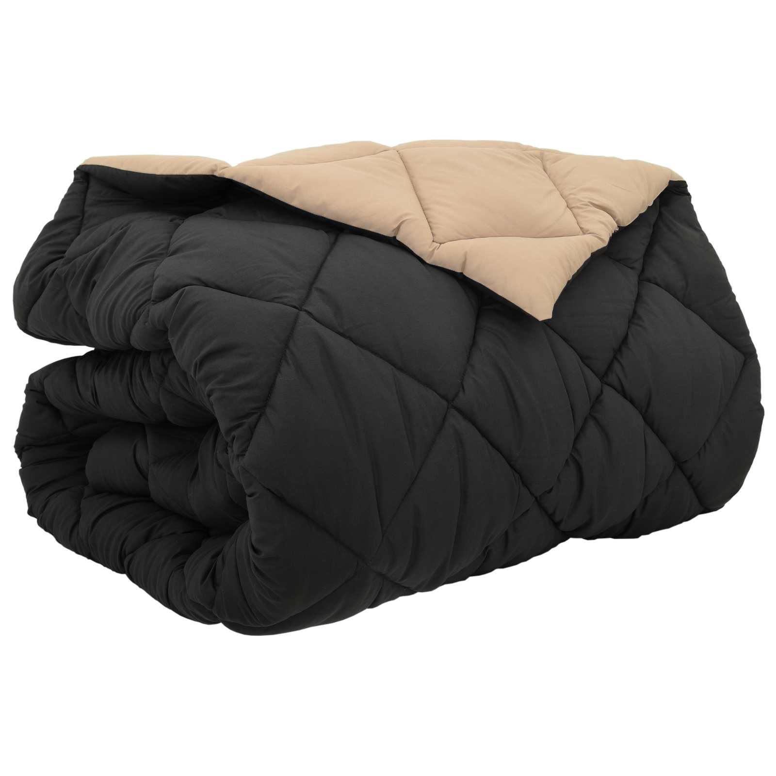 Winterbettdecke Anthrazit 135 x 200 cm Mikrofaser