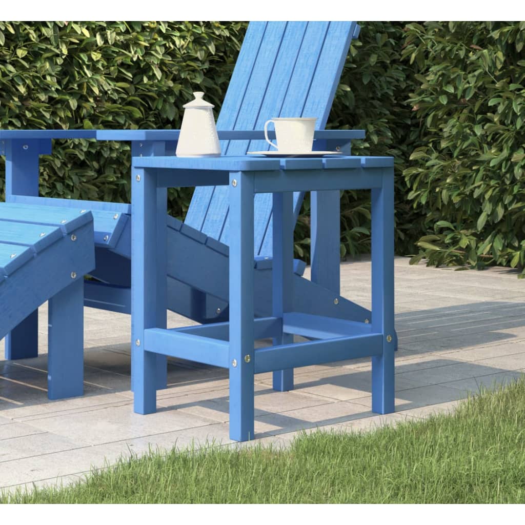 Adirondack-Gartentisch Weiß 38x38x46 cm HDPE