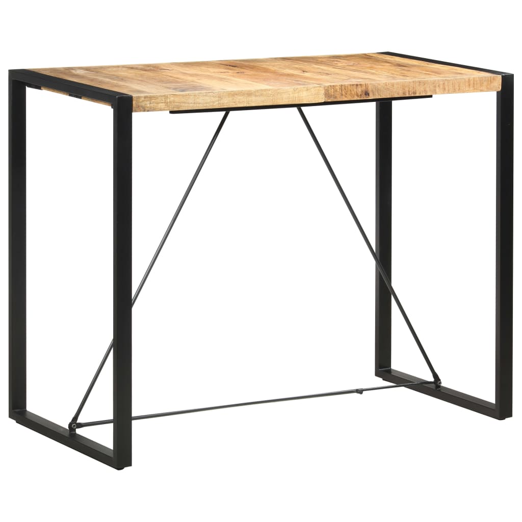 Bartisch 110 x 60 x 110 cm Massivholz Mango