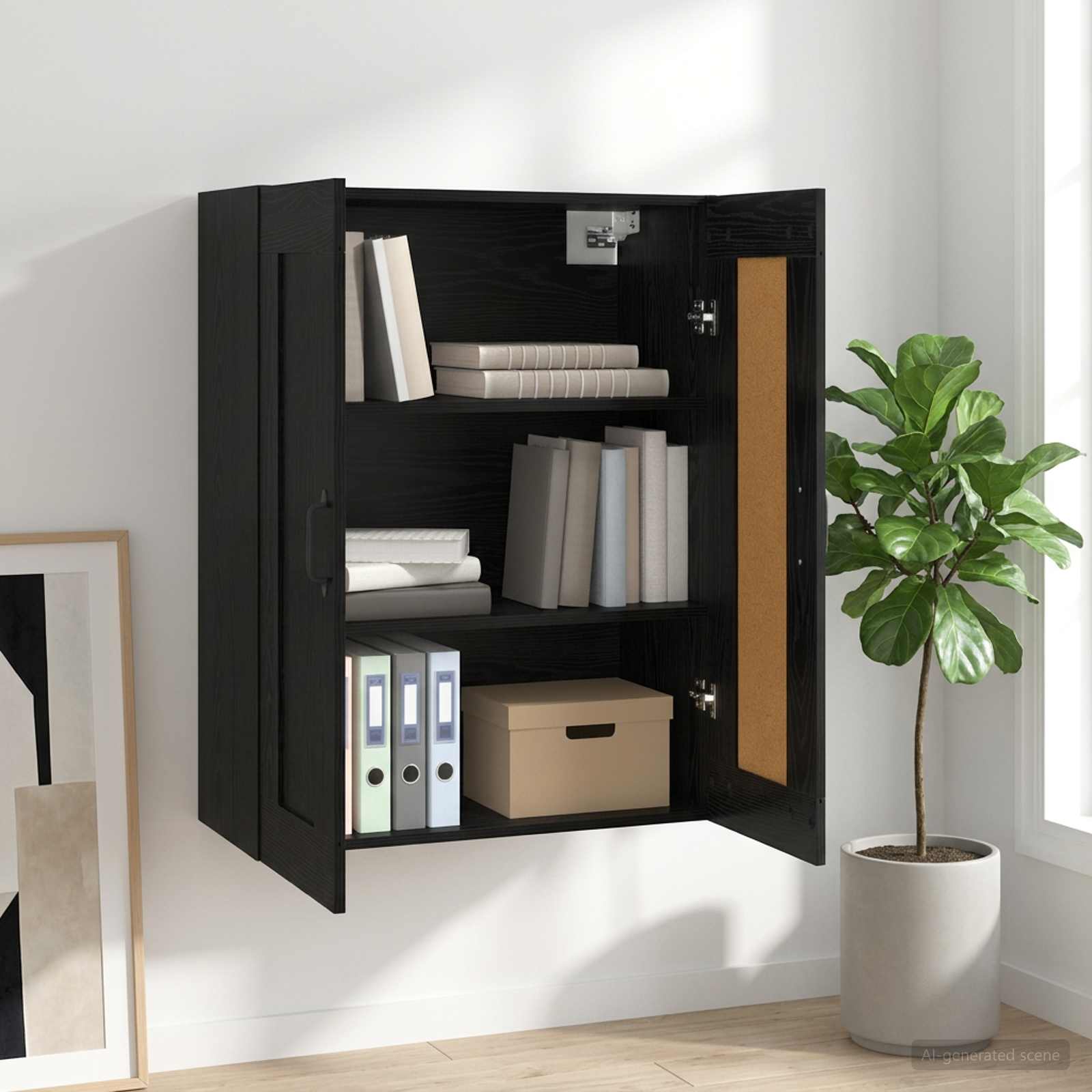 Hängeschrank Weiß 69,5x32,5x90 cm