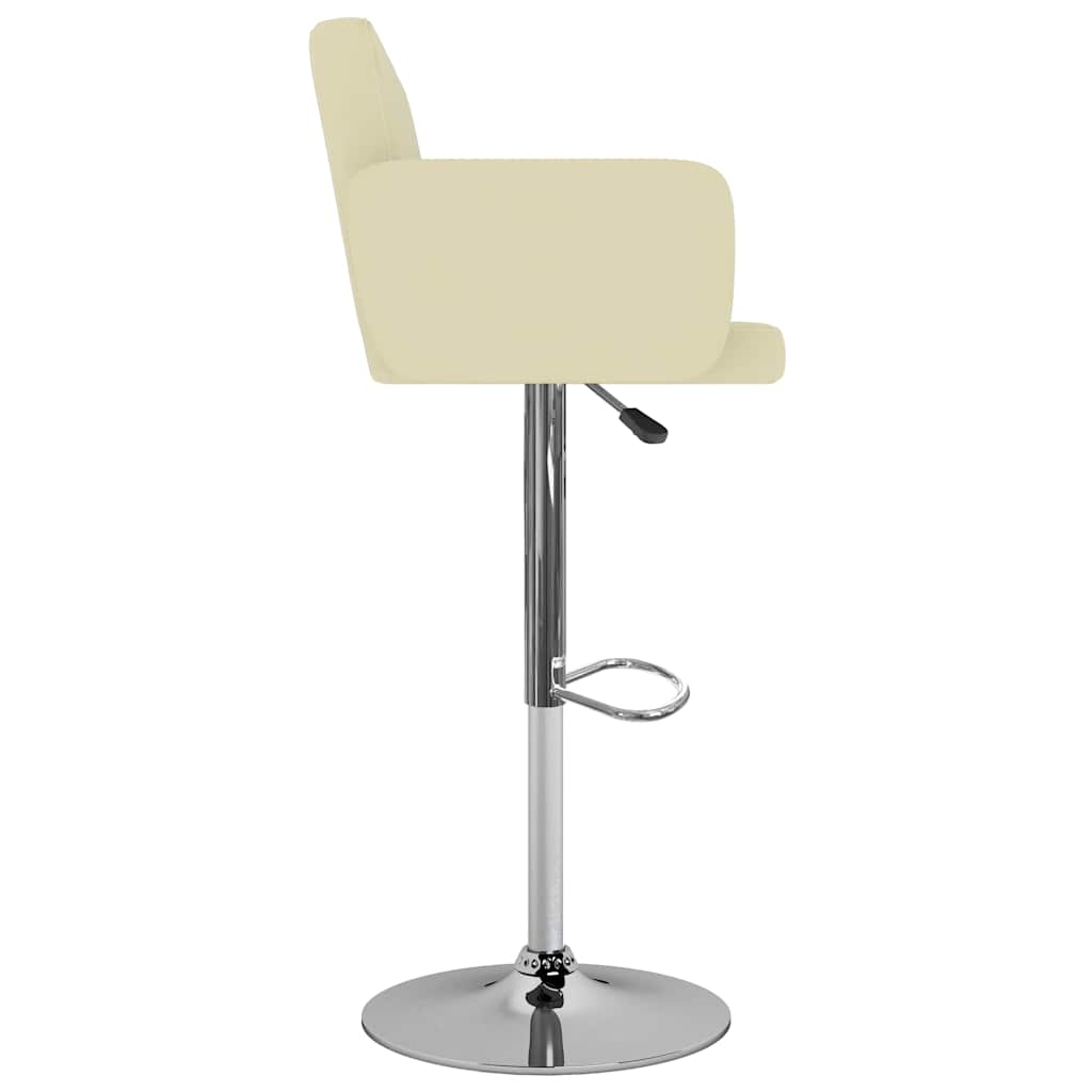 Barhocker 2 Stk. Weiß Kunstleder