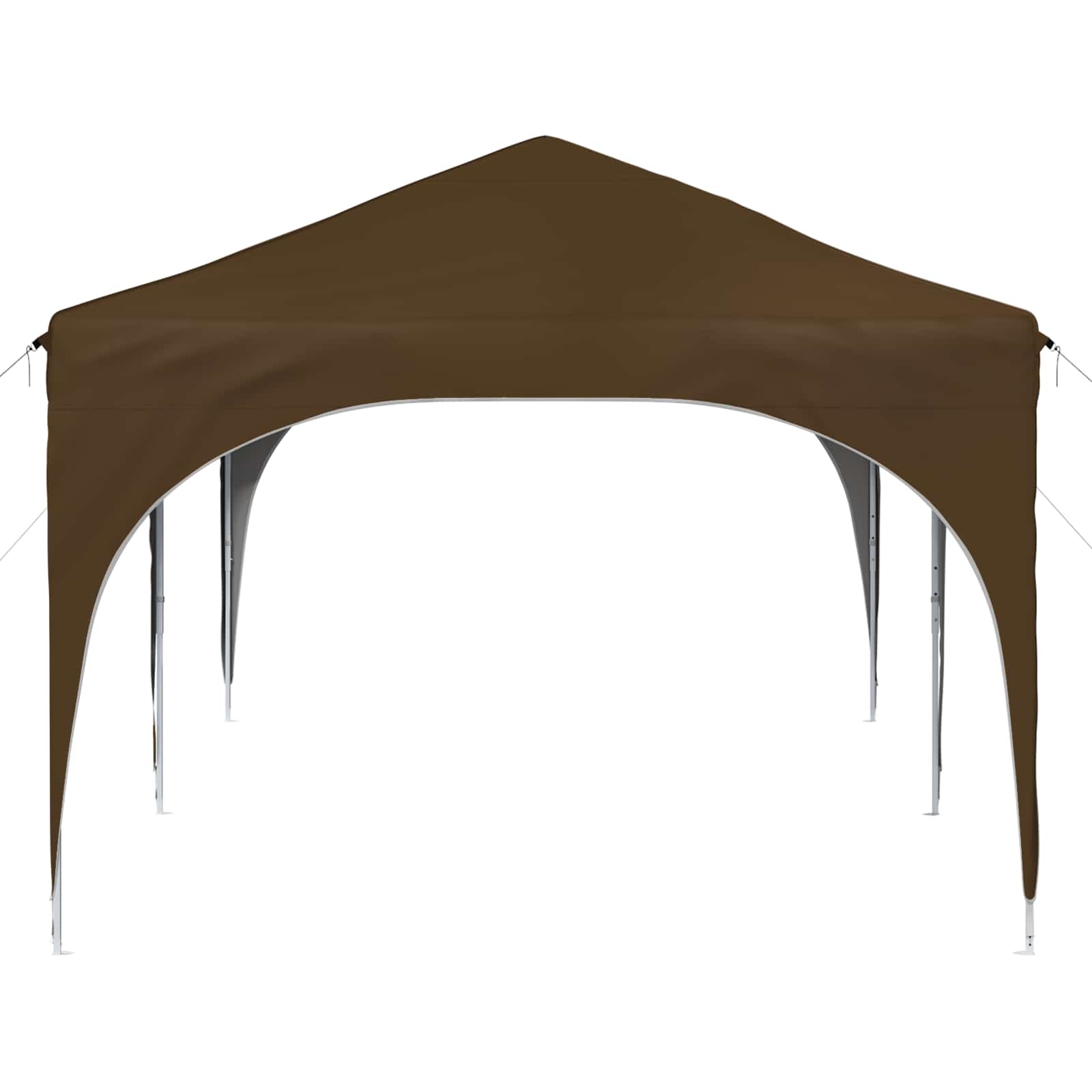 Pop-up Partyzelt 575 x 288 x 245 cm Creme Oxford-Stoff