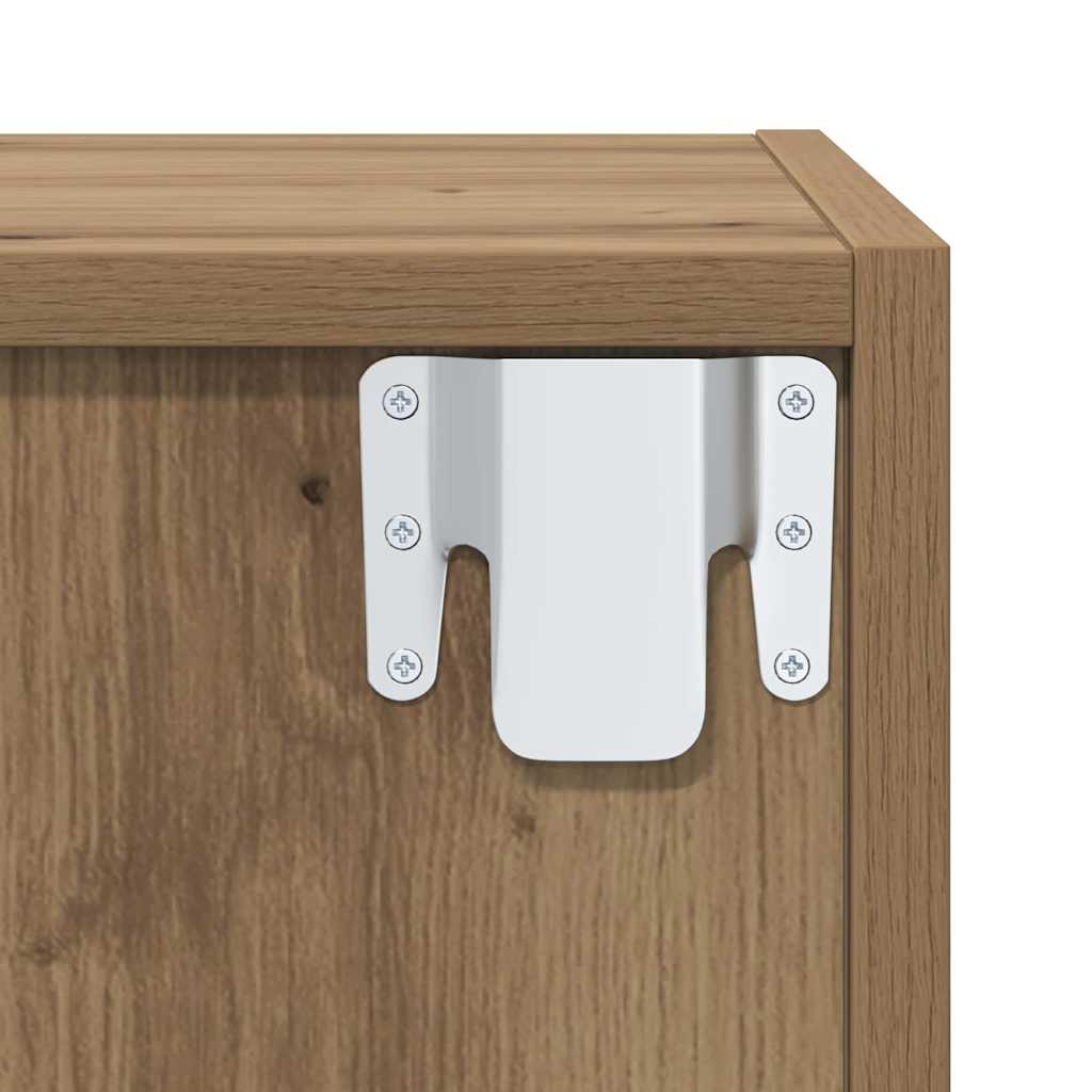 2-tlg. TV-Schrank-Set Grau Holzwerkstoff