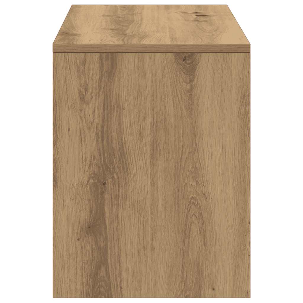 Schminkhocker Weiß 70x35x45 cm Holzwerkstoff