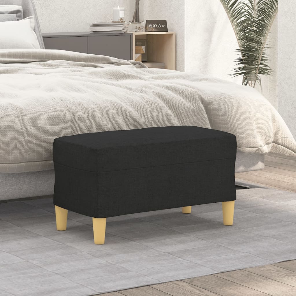 Sitzbank Hellgrau 70x35x41 cm Stoff