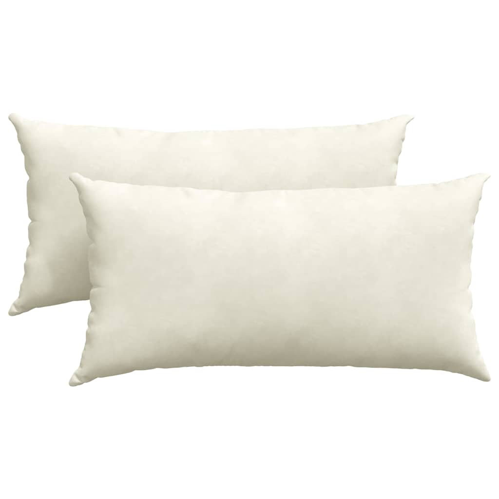 Sofakissen 2 Stück Blau 50 x 30 cm Cordstoff