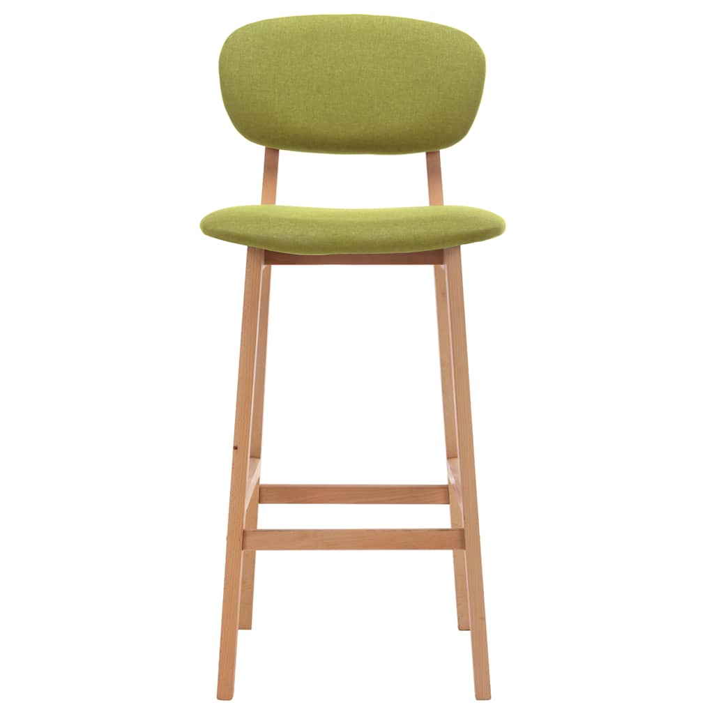 Barhocker 2 Stk. Braun Stoff
