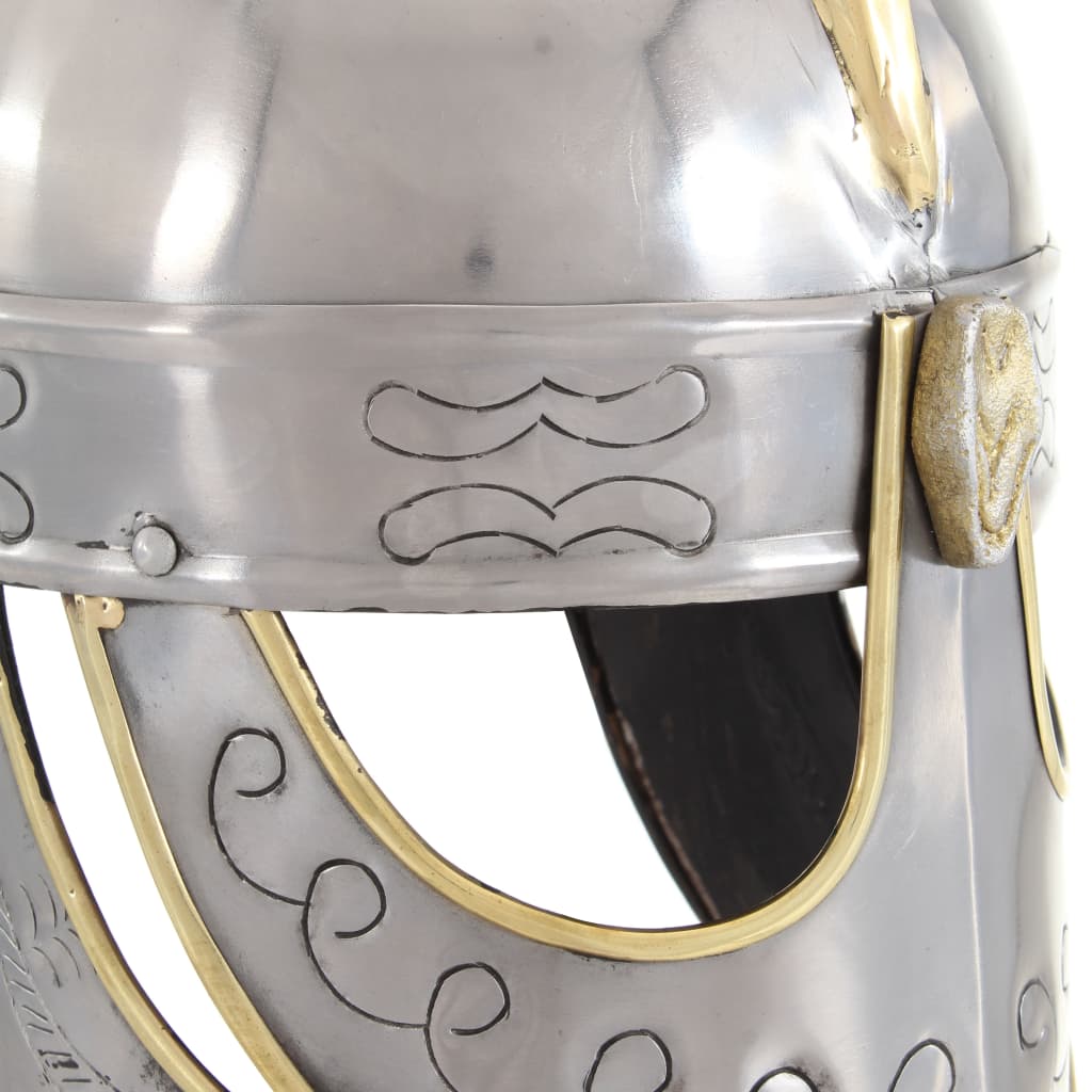 Preußische Pickelhaube Antik Replik für LARP Schwarz Stahl