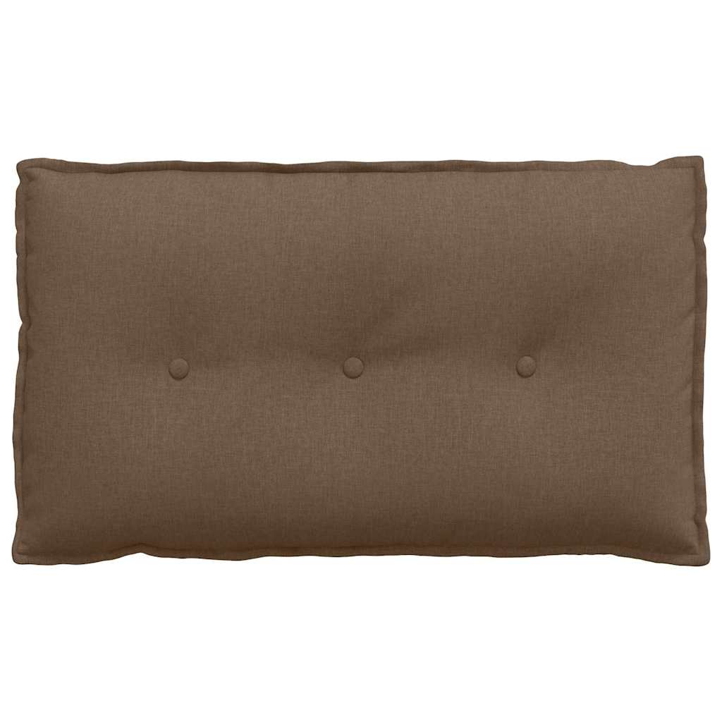 Rückenkissen Hellgrau 50 x 19 x 45 cm Stoff
