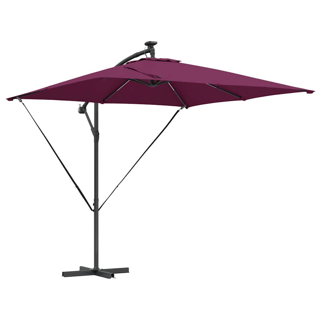 Sonnenschirm Sand 249 x 249 x 250 cm Polyester und Aluminium