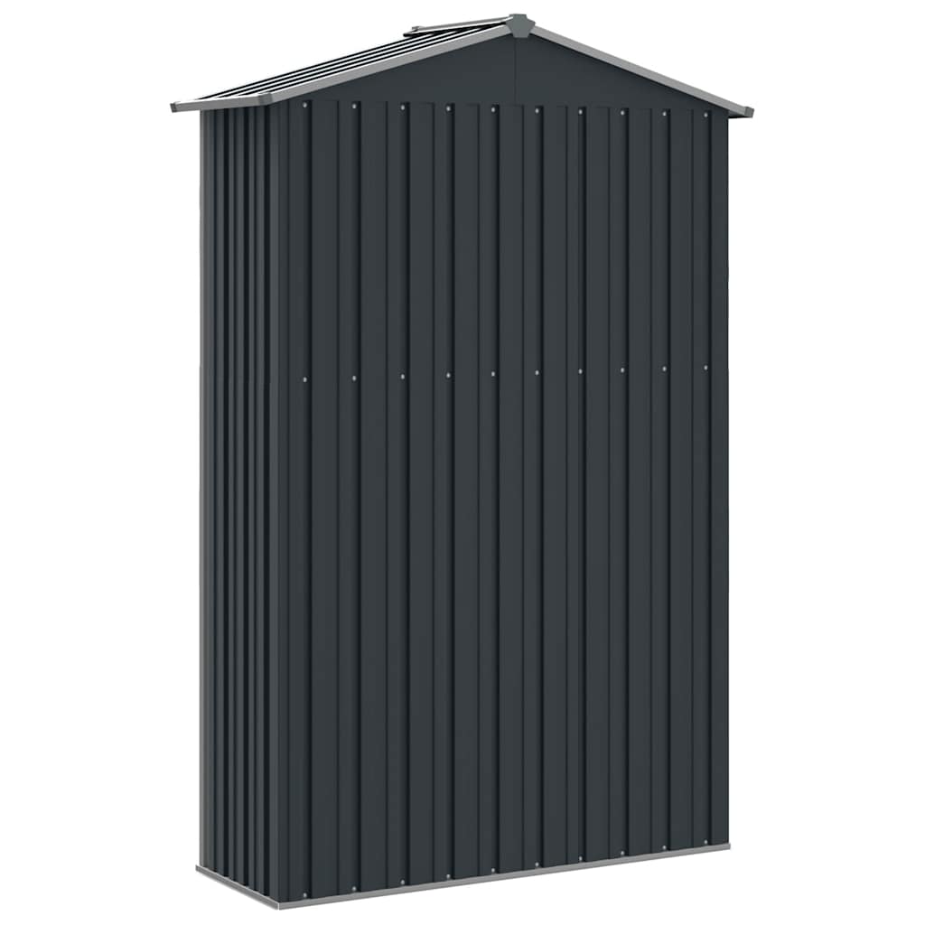 Gerätehaus Grün 116x45x175 cm Verzinkter Stahl