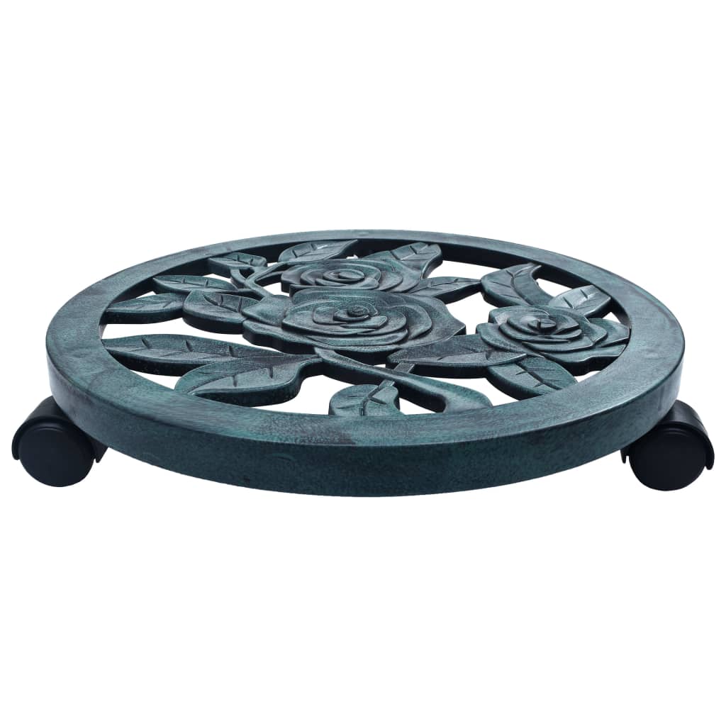 Pflanzenroller 6 Stk. Bronze 30 cm Kunststoff