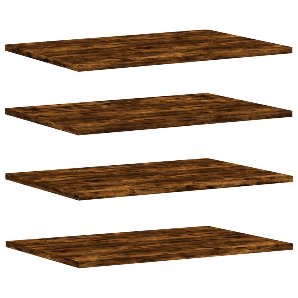 Bücherregal-Bretter 4 Stk. Weiß 40x10x1,5 cm Holzwerkstoff