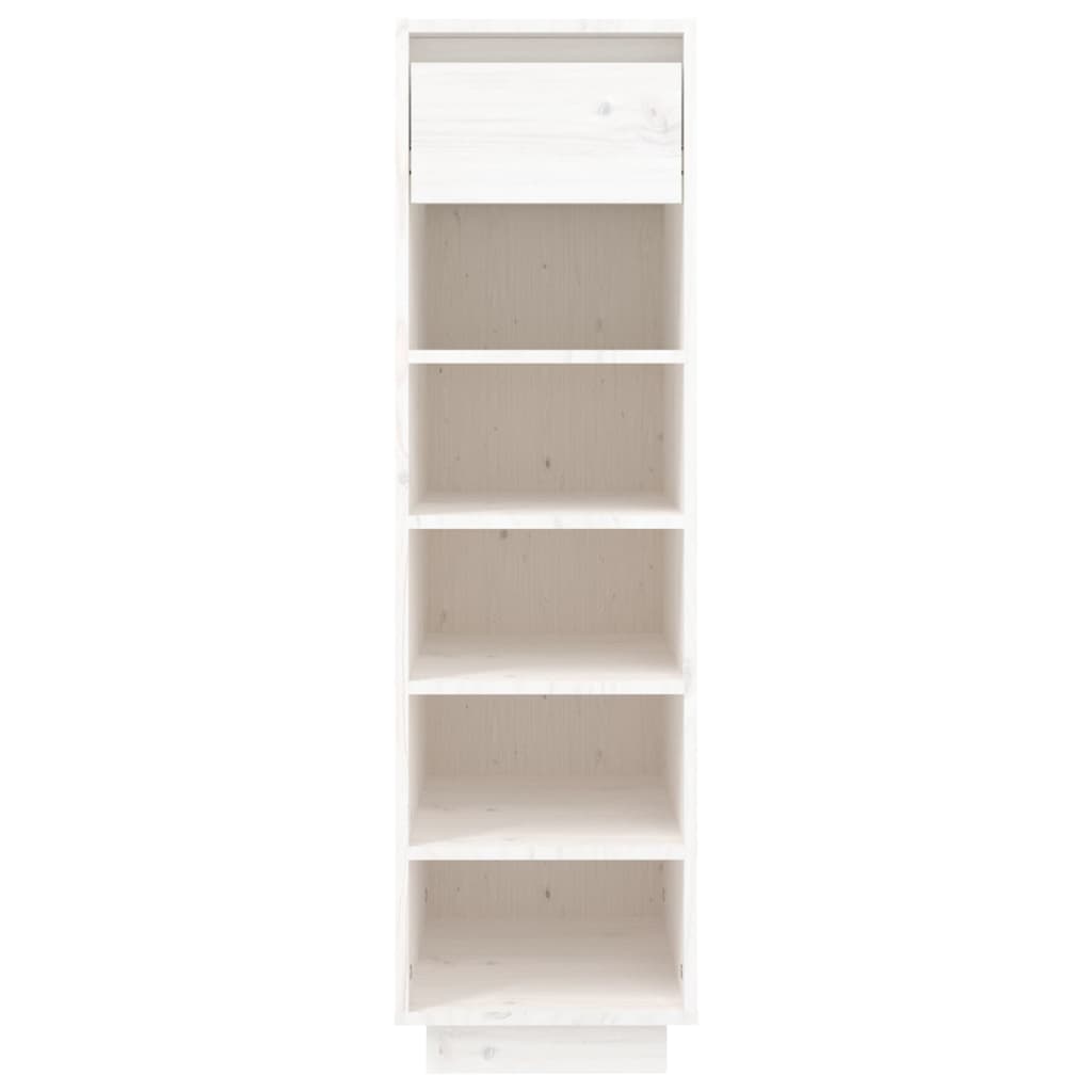 Schuhregal 30x34x105 cm Massivholz Kiefer