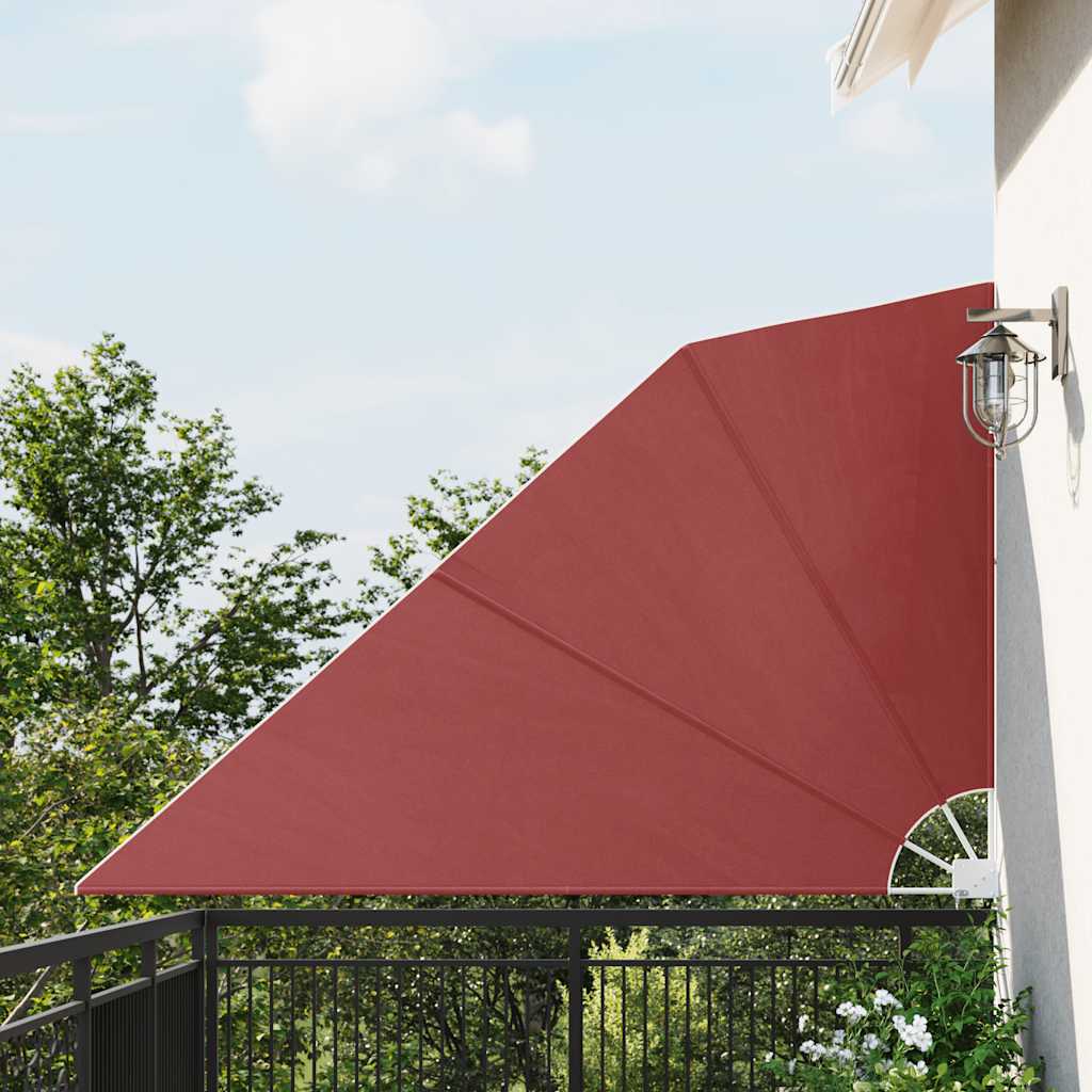 Faltbarer Balkonfächer Grau 210×210 cm