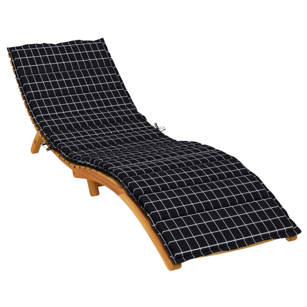 Liege-Kissen Blatt Blattmuster 200 x 70 x 3 cm Oxford-Stoff