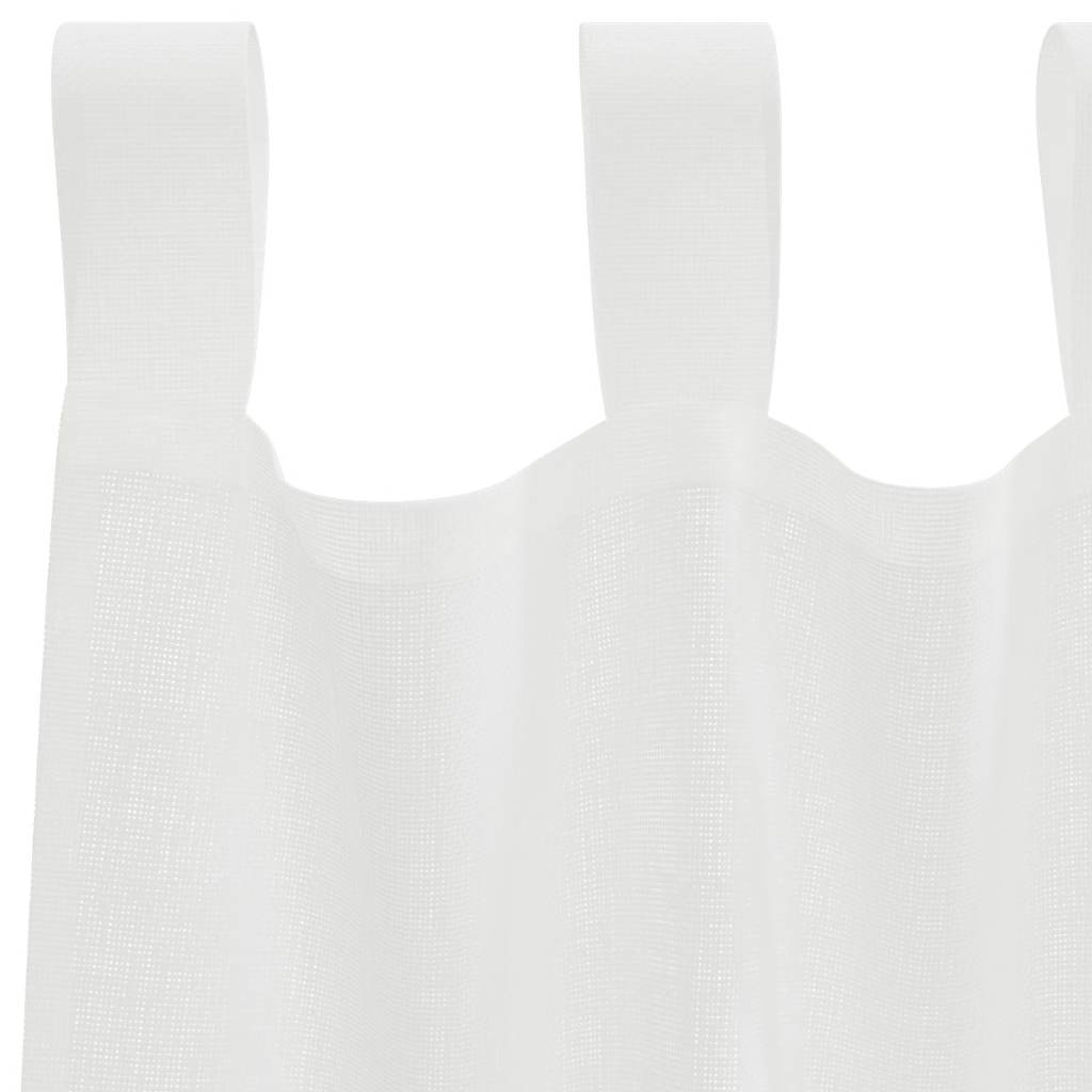 Voile Vorhänge mit Ösen 2 Stk. Apfelgrün 140x140 cm
