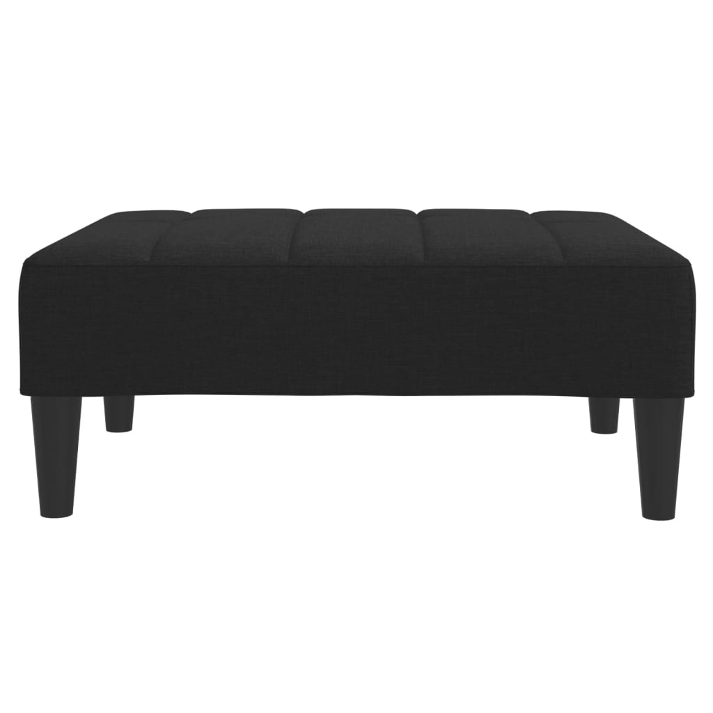Fußhocker Hellgrau 77x55x31 cm Stoff