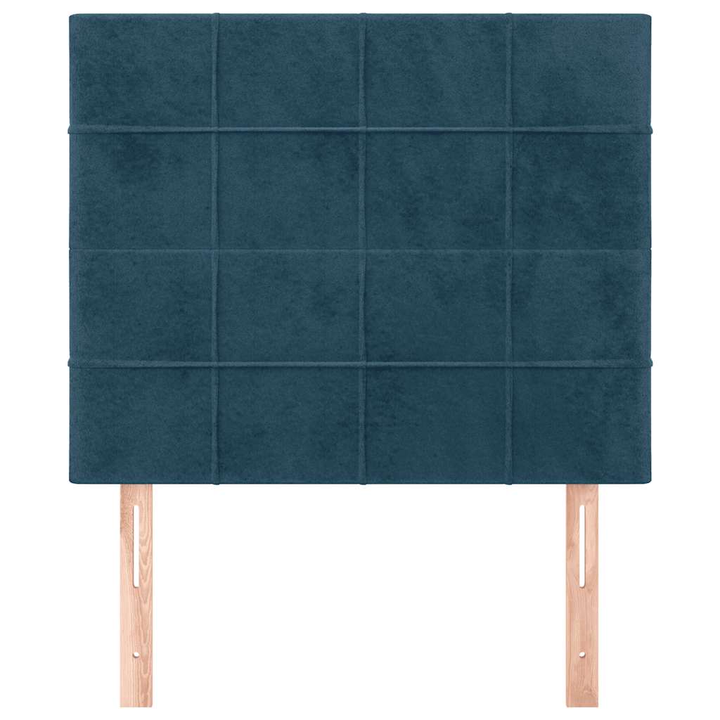 Kopfteil Hellgrau 80x5x118/128 cm Samt