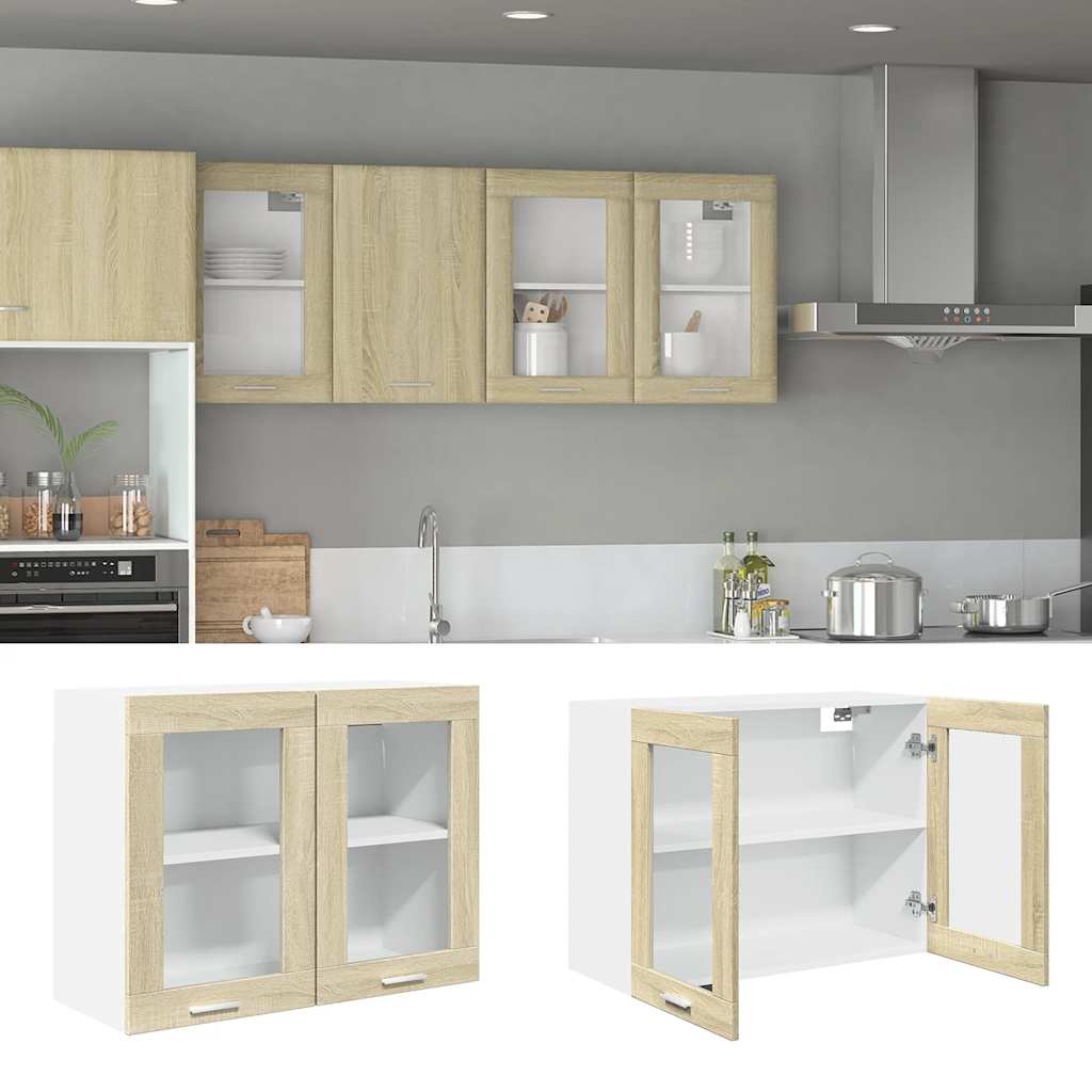 Unterschrank Lyon Weiß 60x46x81,5 cm Holzwerkstoff