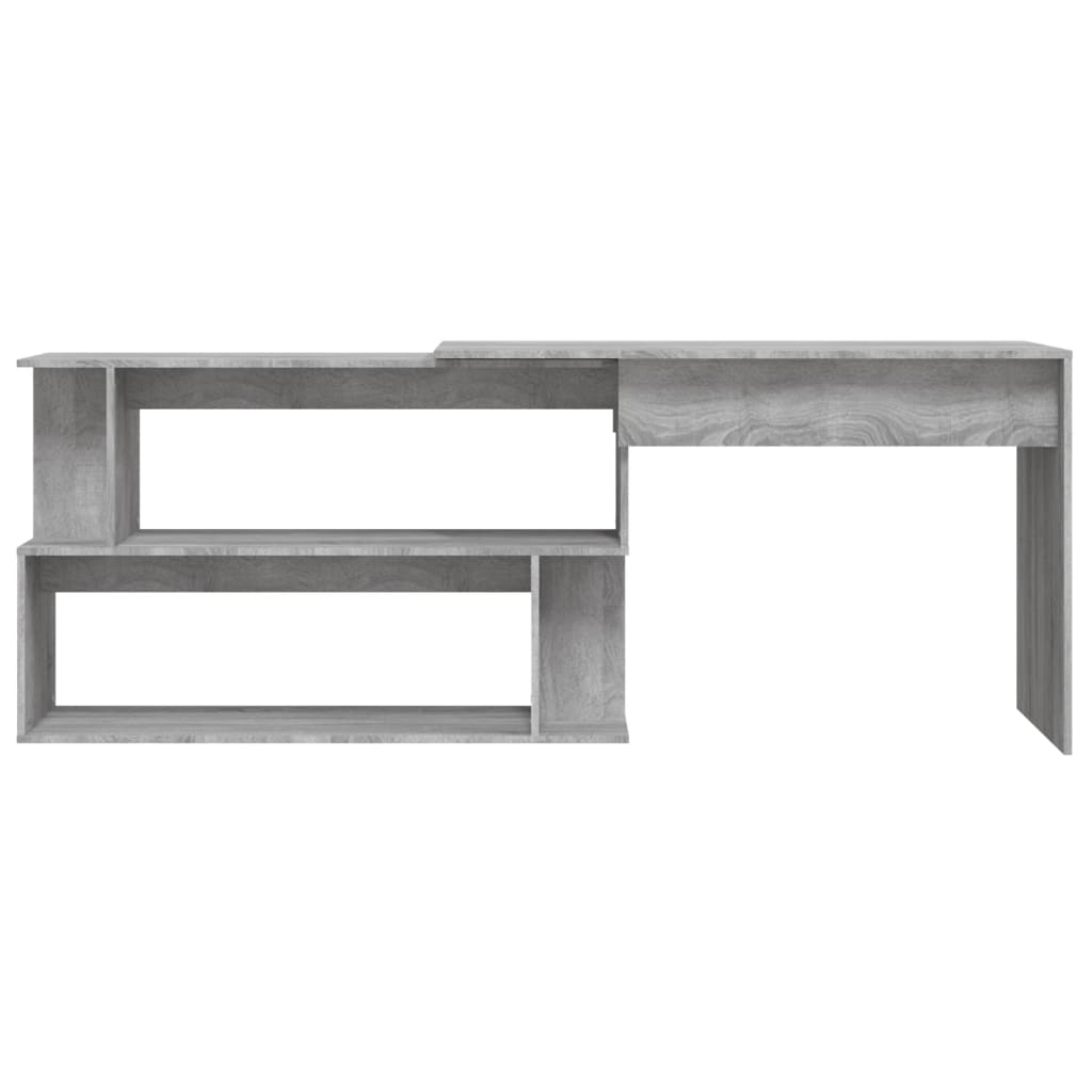 Eckschreibtisch Weiß 200x50x76 cm Holzwerkstoff