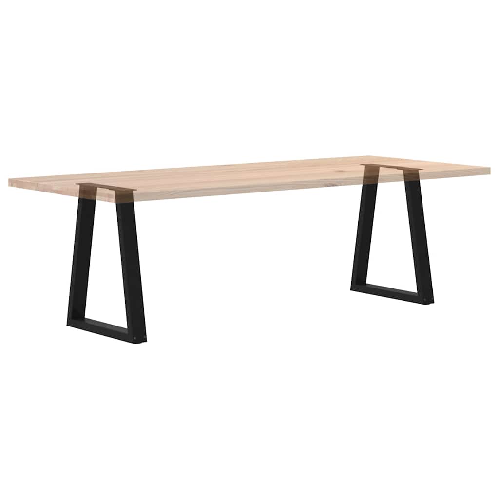Couchtischbeine V-Form 2 Stück Schwarz 30x(30-31,3) cm Stahl