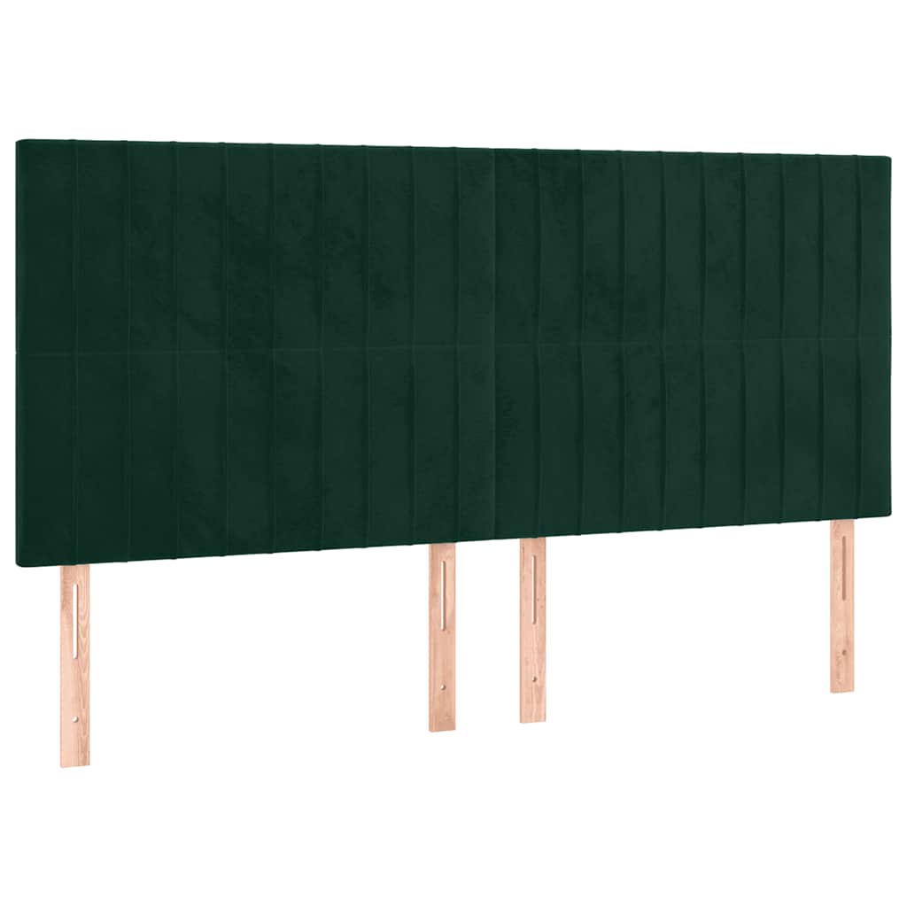 Kopfteil Hellgrau 80x5x118/128 cm Samt