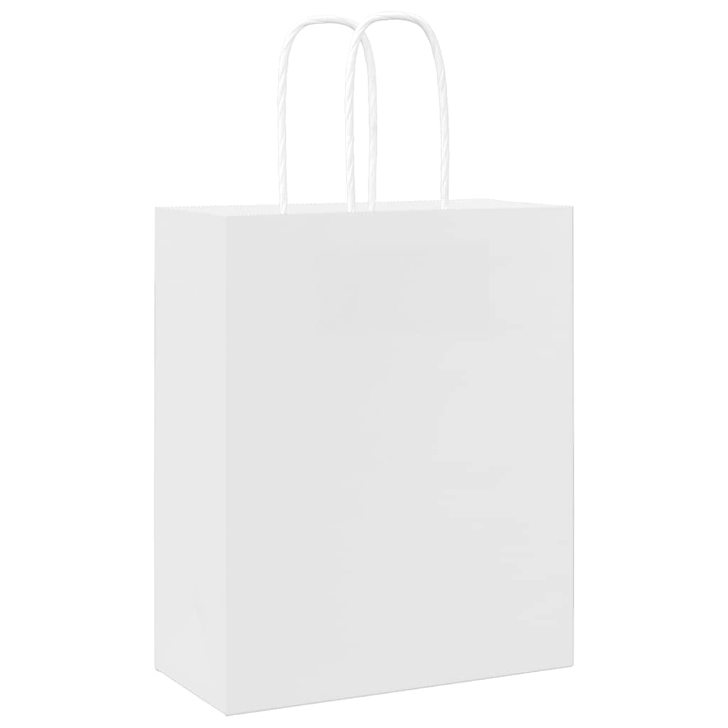 Papiertragetaschen 50 Stk. mit Henkeln Braun 21x11x36 cm