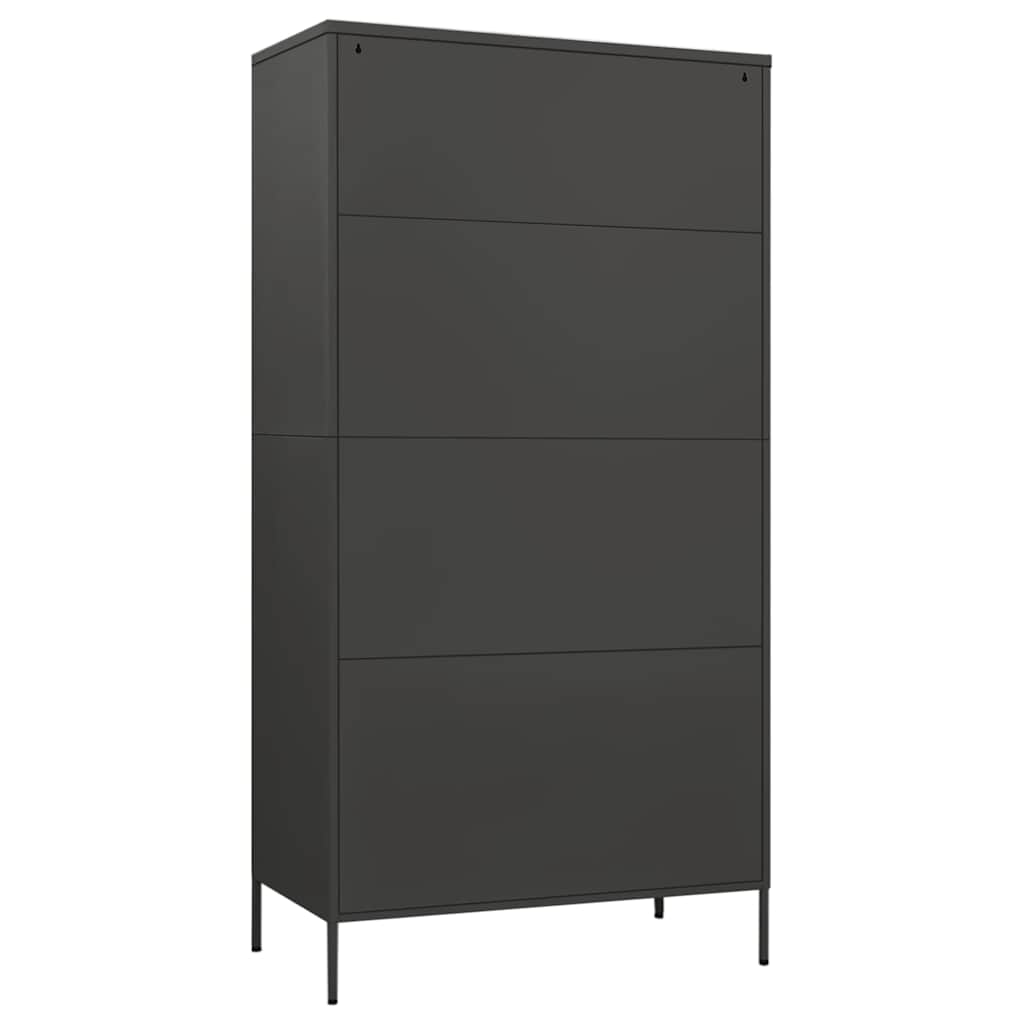 Kleiderschrank Olivgrün 90x50x180 cm Stahl