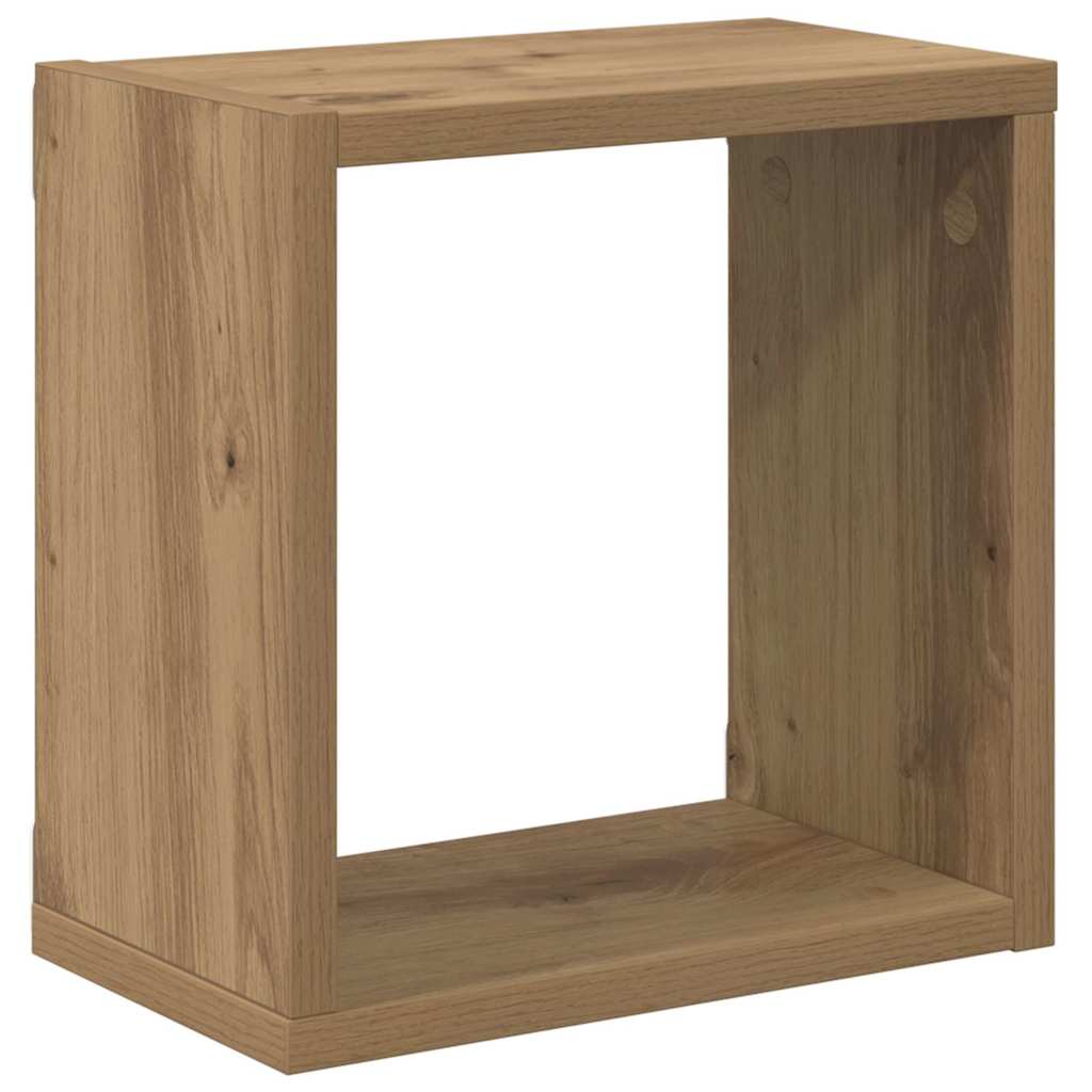 Würfelregale 2 Stk. Weiß 30x15x30 cm