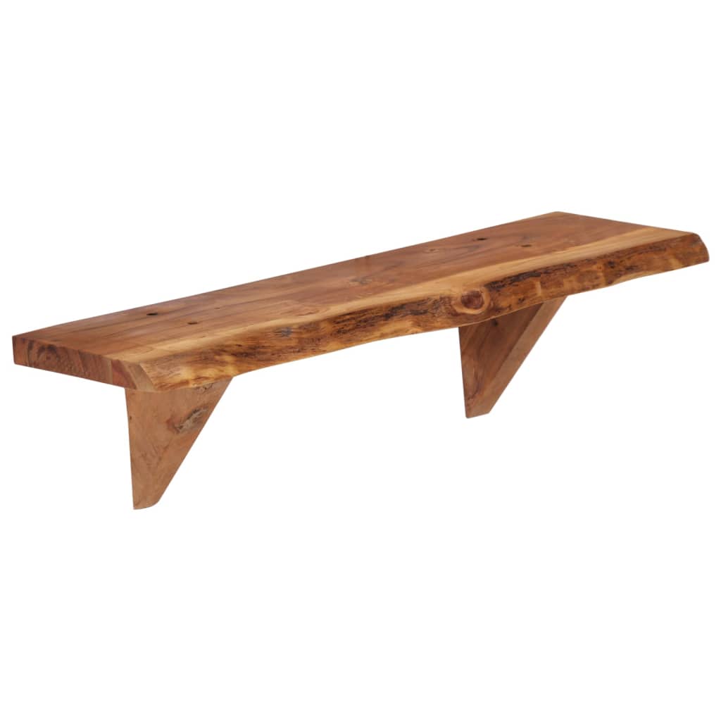 Wandregale 2 Stk. 110x20x18 cm Massivholz Akazie