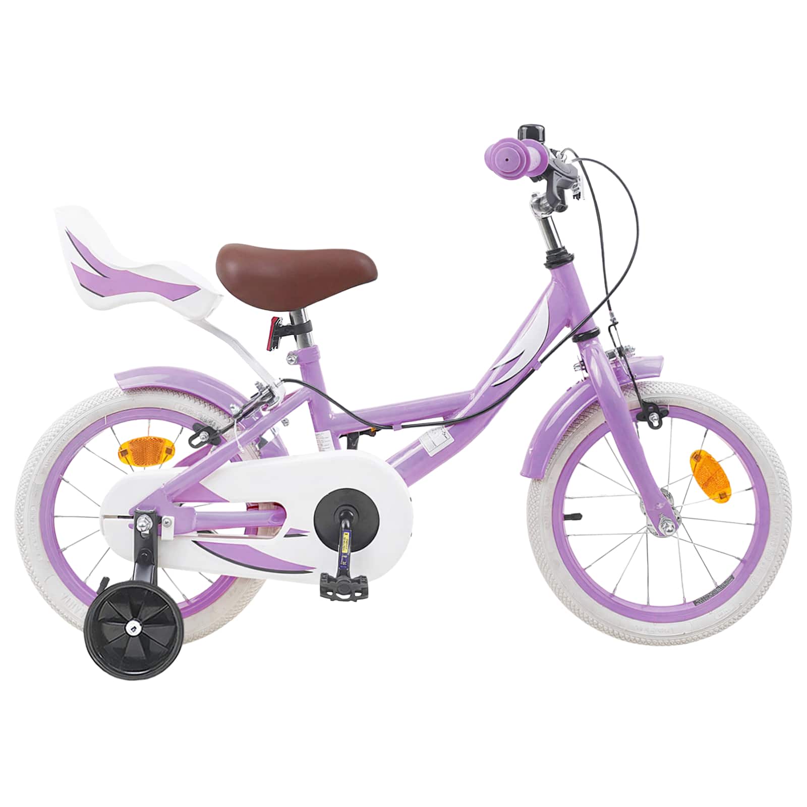 Kinderfahrrad 12 Zoll für 2-4 Jahre alt Hellrosa