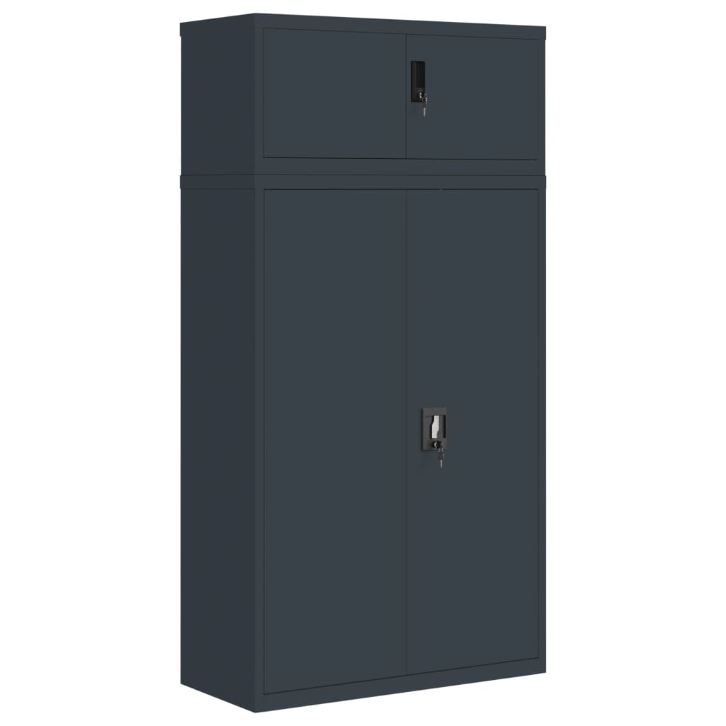 Aktenschrank Weiß 90x40x110 cm Stahl