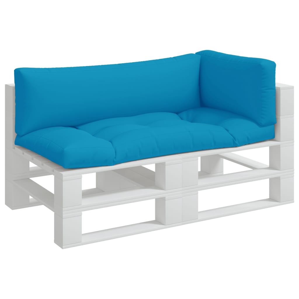 Palettenkissen Blau Weiß Gestreift 58x58x10 cm Oxford-Gewebe