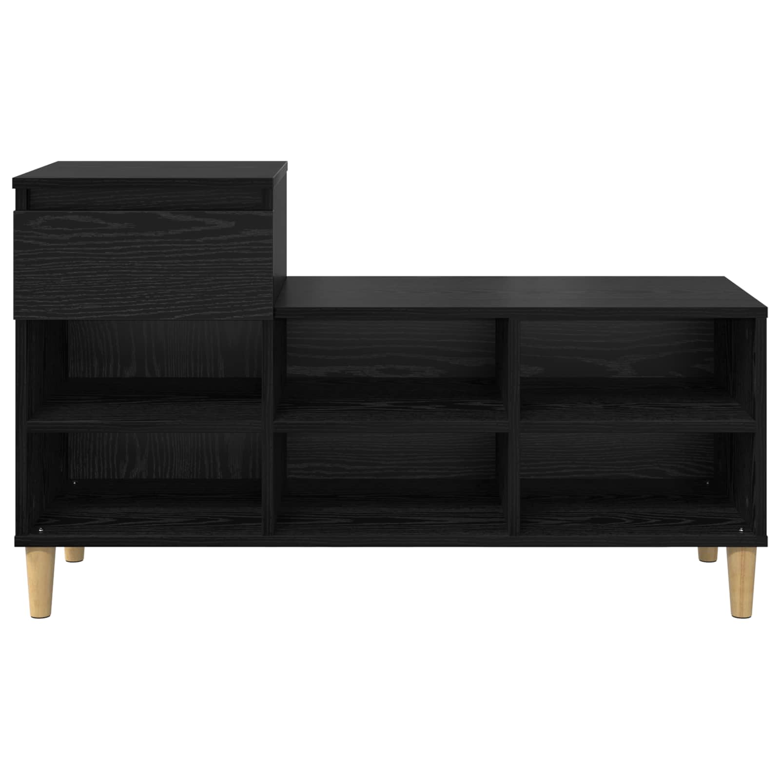 Schuhregal Weiß 102x36x60 cm Holzwerkstoff