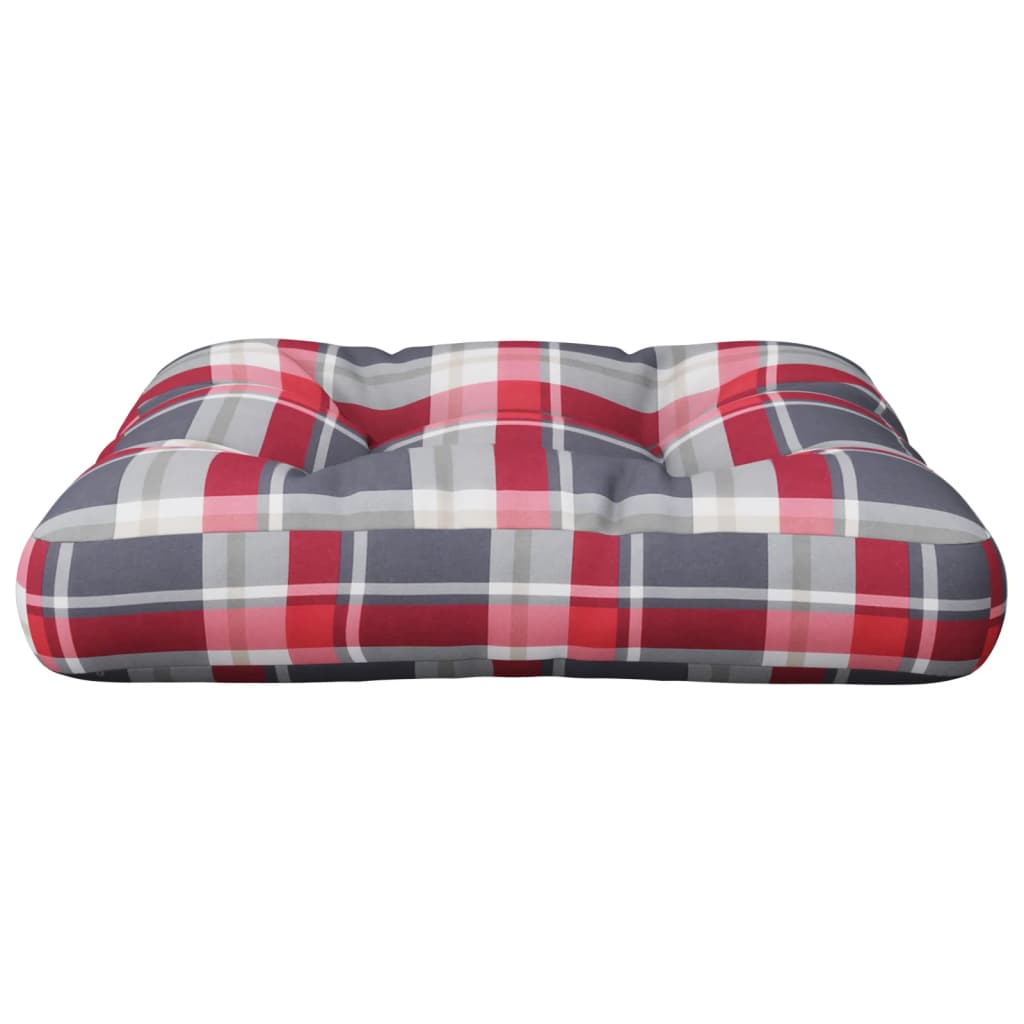 Palettenkissen Blau Weiß Gestreift 58x58x10 cm Oxford-Gewebe