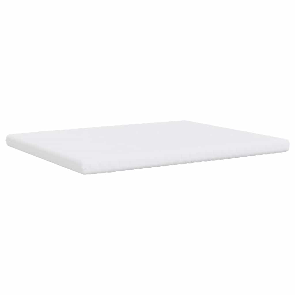 Schaumstoffmatratze Weiß 80x200 cm 7-Zonen Härtegrad 20 ILD