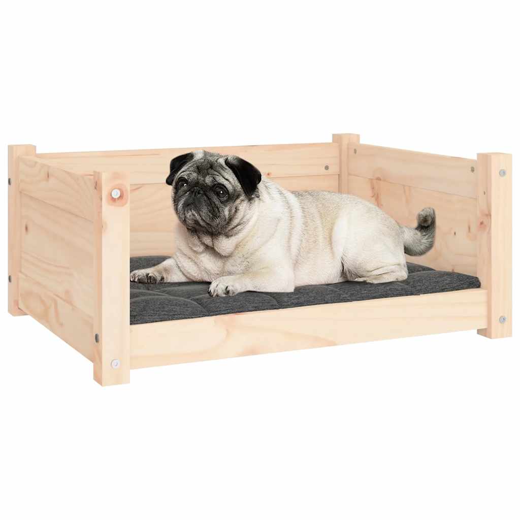 Hundebett 55,5 x 45,5 x 28 cm Massivholz Kiefer