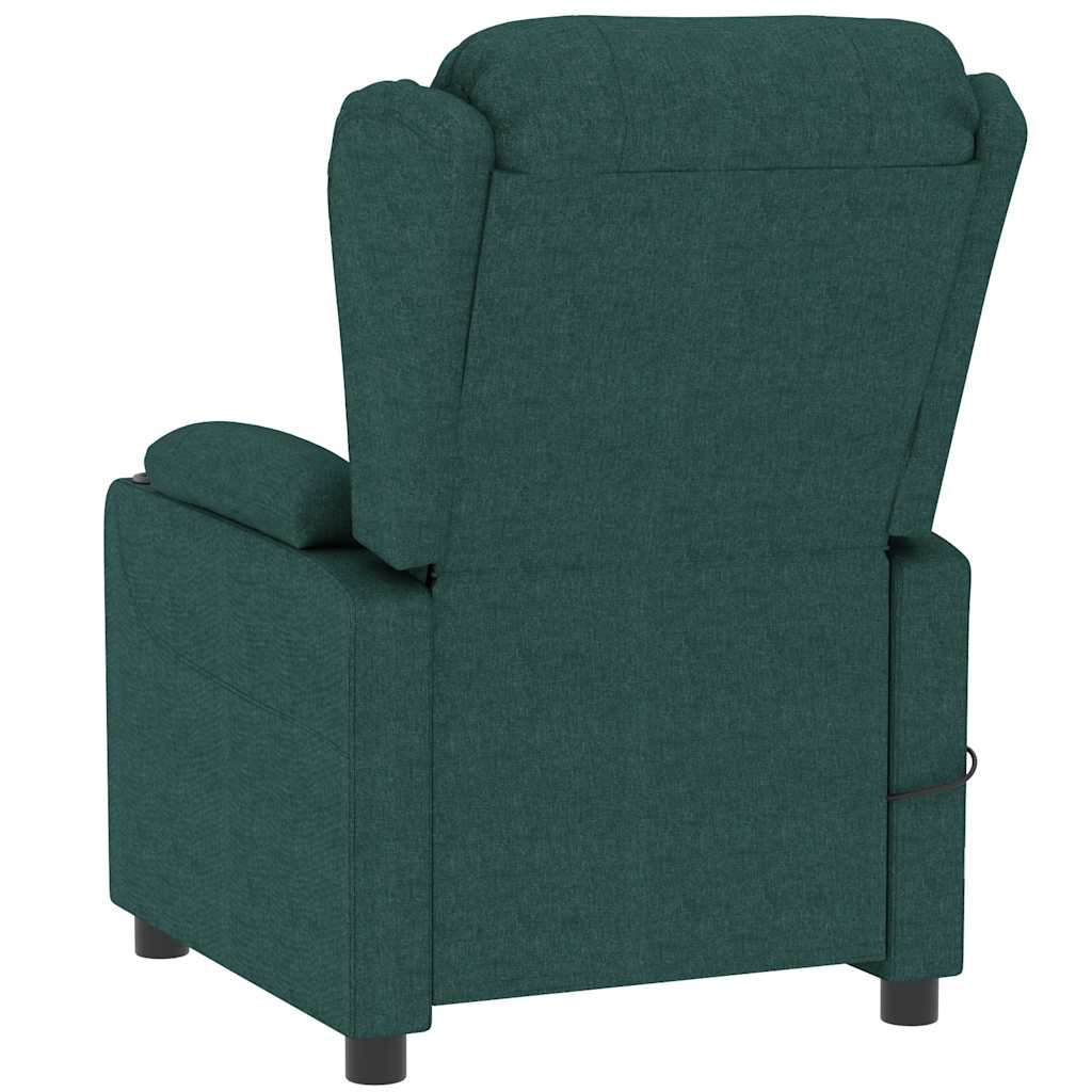 Massagesessel Hellgrau Stoff