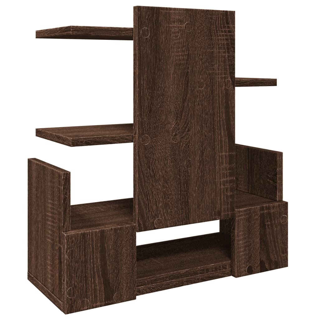 Schreibtisch-Organizer Weiß 49x20x52,5 cm Holzwerkstoff