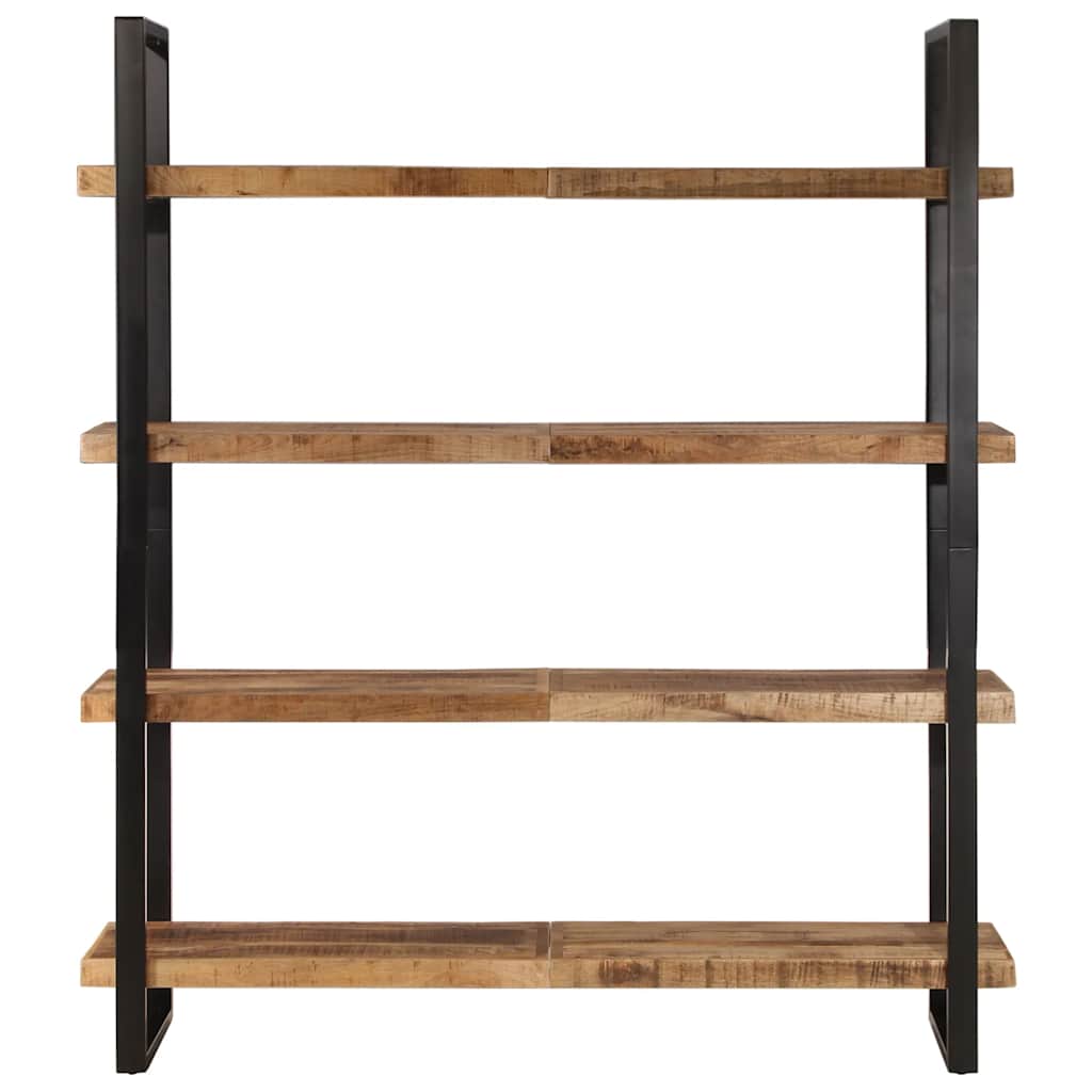 Bücherregal mit 4 Böden 80x40x180 cm Altholz Massiv