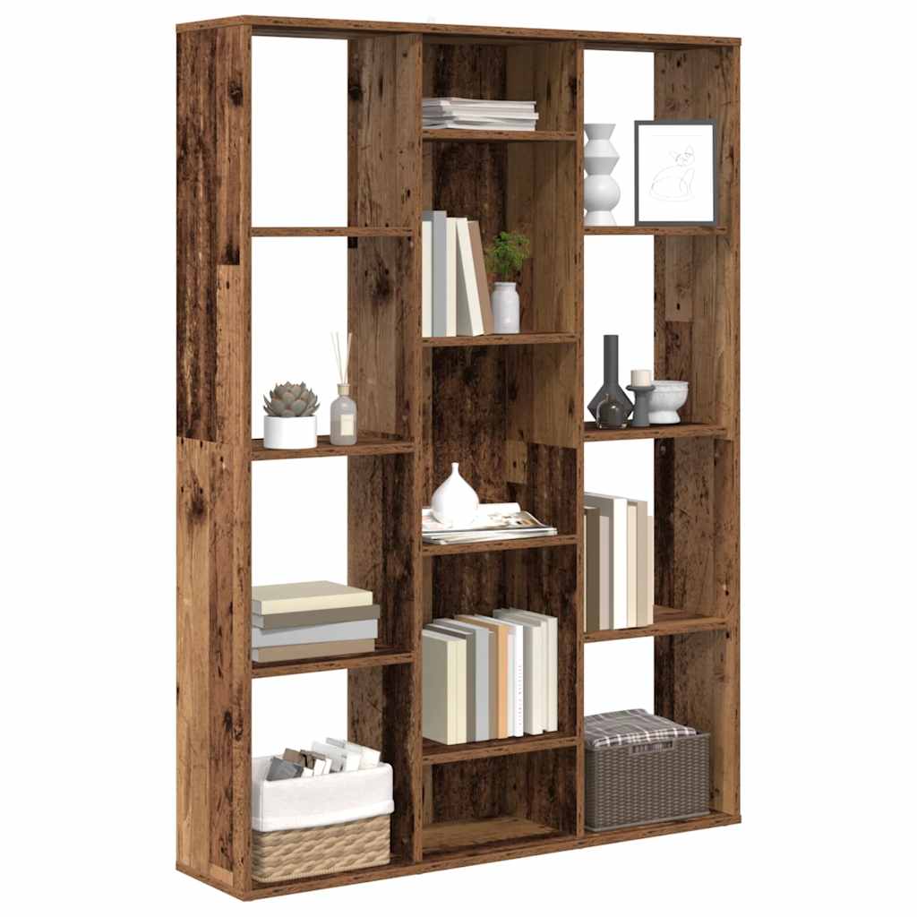 Raumteiler/Bücherregal Weiß 100x24x140 cm Holzwerkstoff