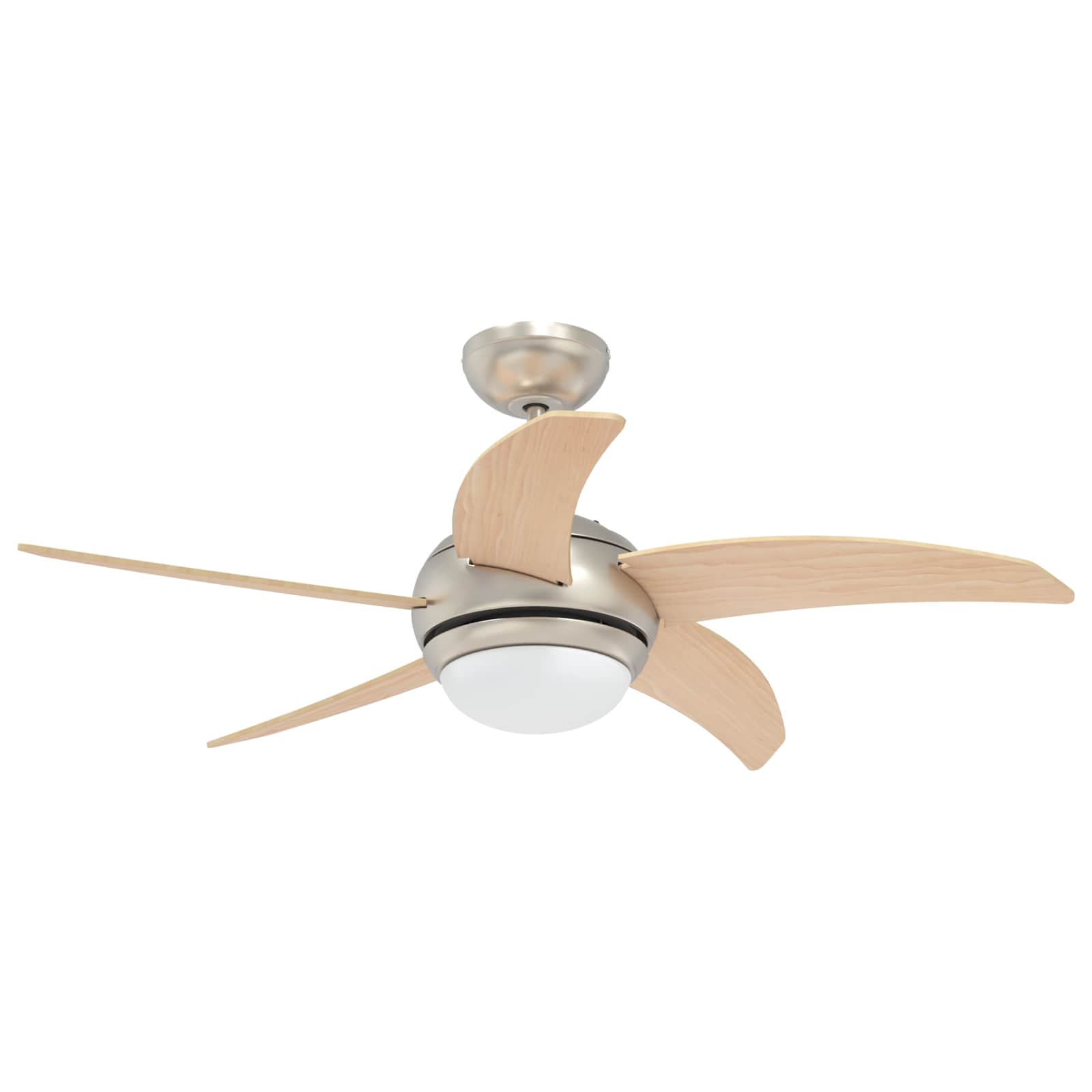 Deckenventilator mit Licht und Fernbedienung Ø 130 cm Weiß