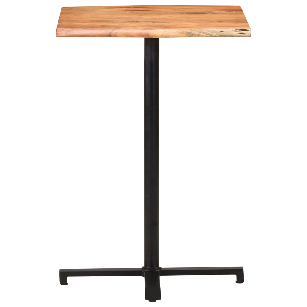 Bistrotisch Rund Ø60x75 cm Raues Mangoholz