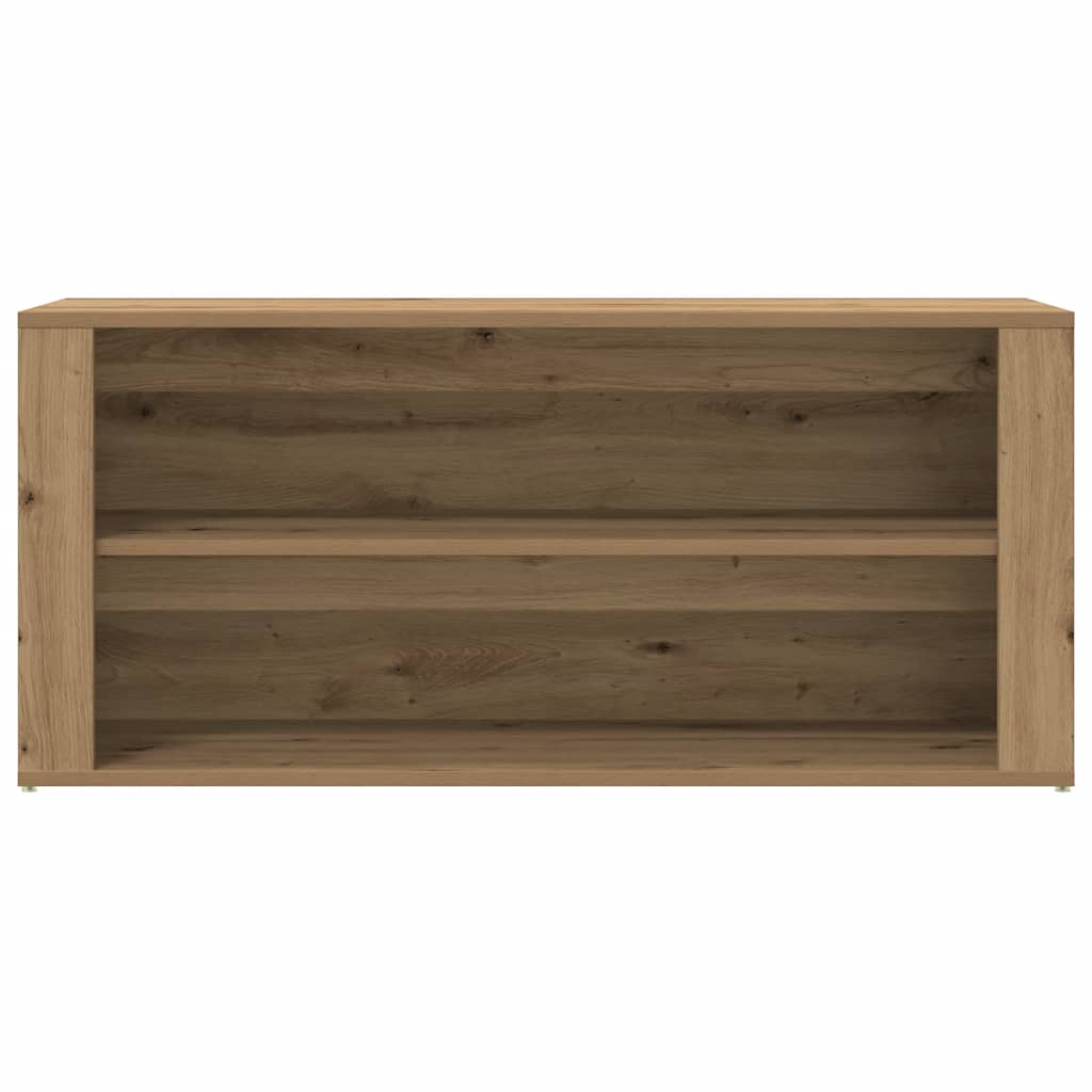 Schuhregal Weiß 100x35x45 cm Holzwerkstoff
